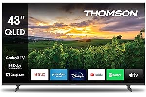 THOMSON 43 Pouces (108 cm) QLED Télé Smart Android TV – 43QA2S13-2023