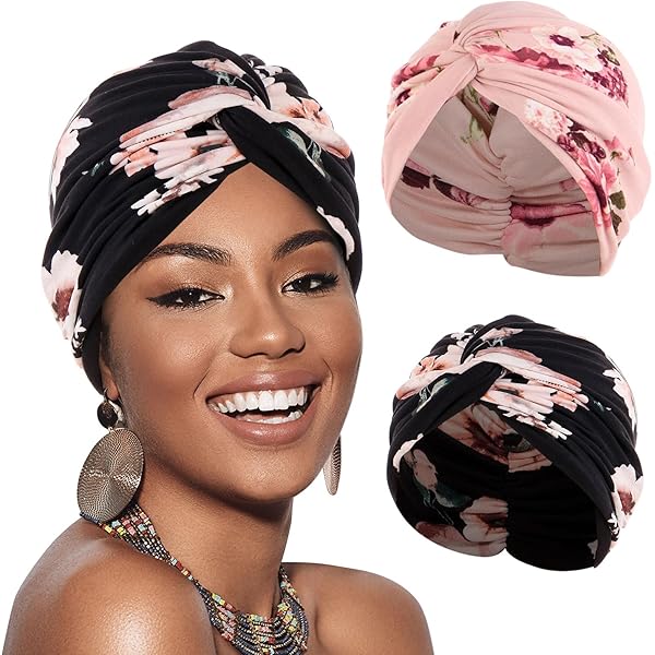 Turbante Donna Elegante - Copricapo A Nodo, Morbido E Confortevole, Perfetto Per Tutti I Giorni E Serate - Foto 3