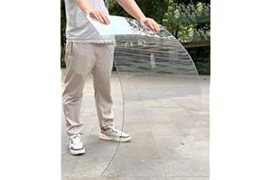 NEPHRA Plaque Polycarbonate, Plaque Plexiglass Acryliques Transparentes, Plexiglass Plaque Transparent pour Marquise de Porte Exterieur Pergola Jardin Exterieur Serre Fenêtre Patio (Size : 1x1m)