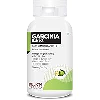 BILLIONCHEERS Garcinia cambogia extract, natural fat burner capsules 1000mg – 60 Veg capsules