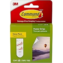Command Picture Hanging Strips, Value Pack - 10 X 2 Small And 8 X 2 Medium Adhesive Strips - For - View #9