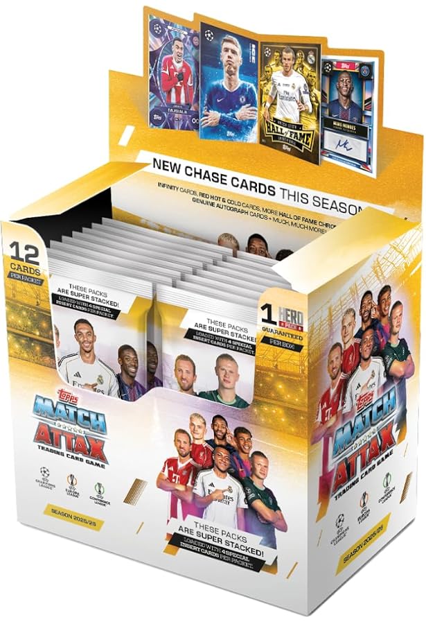 thumbnail image 2 of Topps Match Attax 24/25 - Super Stacked Pack (20 Cards) - UEFA Rare Pack 2 of 4