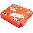 Milwaukee 4932464943 1/4in Ratcheting Socket Set Metric, 28 Piece, Red