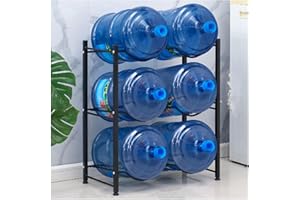 Fadiadem Portabottiglie per refrigeratore d'Acqua da 5 galloni, portabottiglie impilabile per Bottiglie d'Acqua, brocche d'Acqua Portabottiglie per Bottiglie d'Acqua da 5 galloni