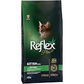 Reflex Plus Yavru Kediler i&ccedil;in Tavuk Etli Kedi Maması, 15 Kg