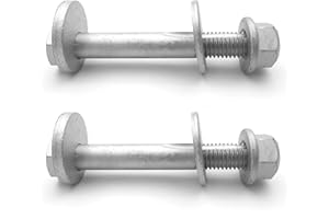 NIMOVA 2x Rear Lower Suspension Accentrix Arm Fitting Camber Bolt Kit for Ford Focus Mk1 Mk2 Mk3 C-Max Mondeo Mk4 S-Max Galaxy Kuga Volvo C30 S40 S60 S80 V50 XC60 Mazda 3 5 1456980 3M515K978AE Control Arm