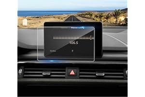 Coleya Pellicola Protettiva per Navigazione Compatibile con Audi A4 A5 2016-2019/Audi Q5 2017-2020, Pellicola Protettiva in Vetro Temperato, 9H Antigraffio GPS Proteggi Schermo (7 Pollici)