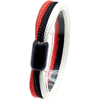 JoJewelry Fan-Armband Wolfsburg - Paracord Armband Mit Magnetverschluss