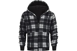 geeksport geeksport geeksport geeksport Felpa da Uomo con Cappuccio e Full Zip Fleece Hoodies for Men Sportive Inverno