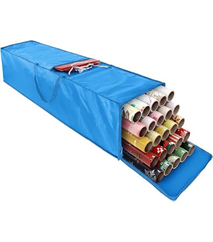 Borsa Organizzatrice Per Carta Regalo Impermeabile - Grande Capacità 30x100 Cm, PVC E Tessuto Oxford, Portatile Per Casa E Viaggi