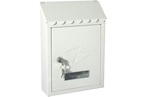 Kippen 10005BC - Cassetta Postale Modello "IRON". Colore Crema - Dimensioni: 300x210x70mm.