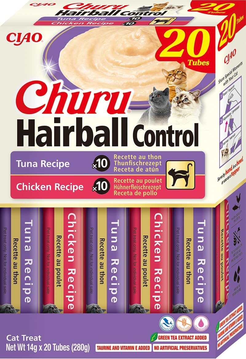 INABA Churu Box Kattpris – hälsosamma mellanmål baserade på tonfisk, olika smaker, krämig - Mise en situation et utilisation