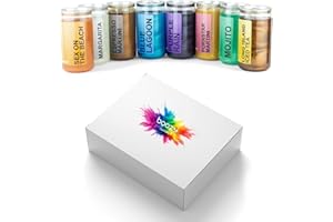 BOOZY.CO.UK LET THE DRINKS COME TO YOU Boozy Cocktail Cans Gift Set – Variety Pack of 8 Pre-Mixed Cocktail Cans (200ml, 8–12% ABV) with Shimmer – Ready to Drink Cocktail Gift Box for Women & Men