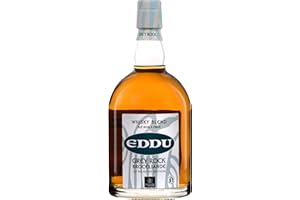 EDDU - Grey Rock Brocéliande - Blended Whisky - Origine : France/Bretagne - Note de Fleurs, Fruits & Epices : Pain d'épice et gingembre - Composé de Blé noir et Orge - 40% Alcool - 70 cl