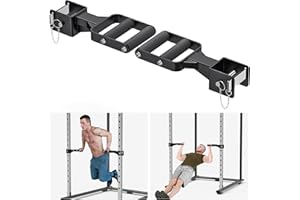 ‎KIPIKA Kipika Muti-Grip Dip-Barren-Aufsatz für 5,1 x 5,1 cm und 7,6 x 7,6 cm Power-Rack, breite und schmale Griffe, Kniebeugenständer, Dip-Zubehör für Zuhause, Fitnessstudio, Fitness, Krafttraining