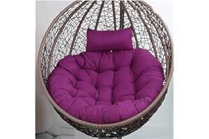 Awoyep Seat Pads Basket Waterproof Hanging Egg Chair Cushion, Hammock Cushions Outdoor Hanging Swing Cushion, Comfortable Seat Pad