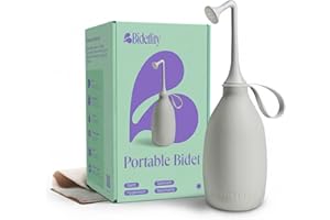 Bidetlity Butt & Intimate Shower 3.0 – Portable Bidet for Travel, Replaces Wet Wipes and Toilet Paper, Bpa-Free, New Showerhead, with Travel Bag