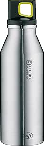 Alfi ElementBottle Edelstahl Trinkflasche 0,6l - Spülmaschinenfest & 100% Dicht