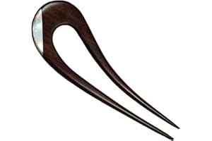 ISLAND PIERCINGS Haarnadel Handarbeit aus Holz mit Perlmutt HN279