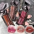 Azonee Lip Gloss, Shine Glossy Plumping Lip Gloss Set, 3 Colors Moisturizing Smooth Soft Glass Finish, Liquid Lip Gloss Tint for Glowy Hydrated Lips, Makeup Set for Girls and Women