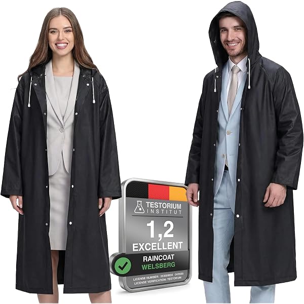 ANYOO mpermeable Poncho Mantella Pogga Donna Leggero e Portatle