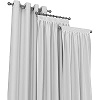Market-Alley Vorhänge 2er Set Vorhang für Kinderzimmer Schlafzimmer Wohnzimmer Elegant Gardine mit Ösen/Taschenband…