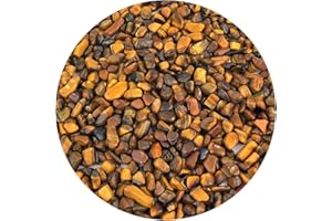 ‎WUNDERSTEIN24 Tigerauge Trommelsteine Ø ca. 8 – 12 mm Edelsteine Heilsteine Wassersteine Glückssteine - Schätze der Natur (Packung Nr. 3 mit 500 g)