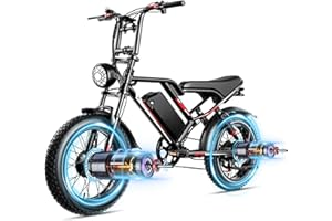 Kalorace Vélo Électrique, 20" vélo électrique Adulte, Batterie 15/17/20AH, Autonomie 60-100 km, Vélo de Trekking, E-Bike, vélo électrique Urbain