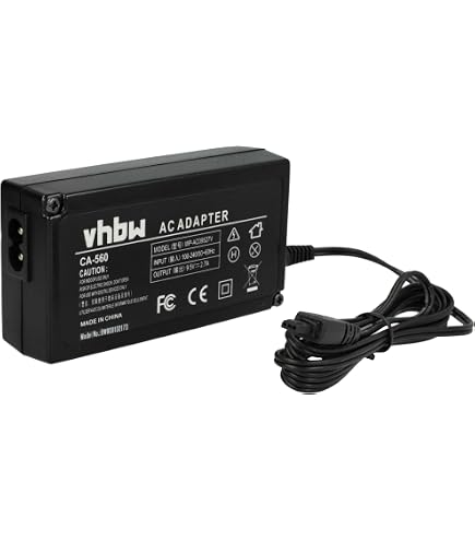 vhbw Caricabatterie USB compatibile con Fotocamera Sanyo VPC-E10, VPC-E875