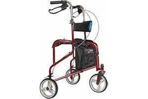 ANGEL MOBILITY Ultralight Frame Tri-Walker 3 Wheels Walking Rollator Zimmer Walking with Seat