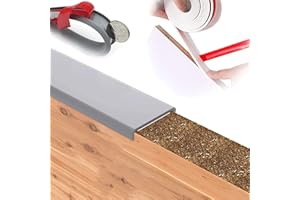 ORMEIN Protezione del bordo per mobili, bordo autoadesivo per tavoli, Strisce flessibili a forma di U, Per la protezione e la riparazione di bordi impiallacciati, tavoli e armadi (3M*16mm,Grigio)