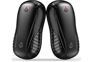 FANDLISS Hand Warmers Rechargeable, 2 Pack 5200mAh Electric Portable Pocket Heater, Electric Hand Warmer for Raynauds, Golf, Camping, Women Mens Gifts