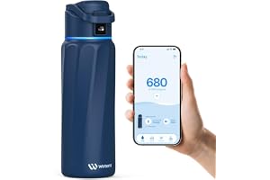WaterH BOOST Smart vattenflaska spårare med påminnelse, blå, 32 oz