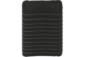 ‎HAPPY CHERRY Happy Cherry Baby Stoffwindel Saugeinlagen 12 Stück Baumwolle BambuskohleSpucktücher Weiche Atmungsaktiv Babywindeln Schwarz