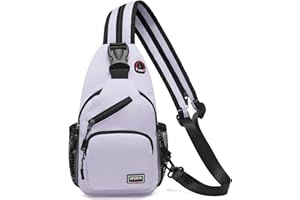 SUIKIHUM Convertible Sling Bag Crossbody Backpack, Bags with Headphone Jack Shoulder Bag