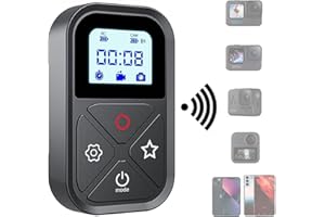 REYGEAK Smart WiFi-Fernbedienung für GoPro Max Hero 10 Hero 9 8 LCD-Bildschirm wasserdichte drahtlose Fernbedienung für Gopro-Kamera(für Hero 10/9)