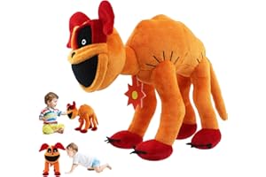 BYTLXM Peluche Sorridente Catnap, 9,8 Pollici Peluche Smiling Critters, Smiling Critters Plush Toy, Regali Preferiti for Bambini Festa di Compleanno del Bambino (Festa gialla)