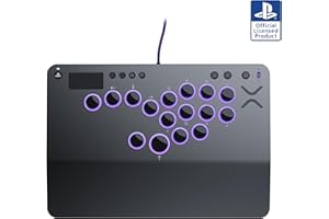 Turtle Beach Victrix Pro KO Leverless All Button Fight Stick for PlayStation 5, Officially Licensed PS5|PS4, Windows 10/11 PC, Customizable eSports Tournament Ready Controller, Gray