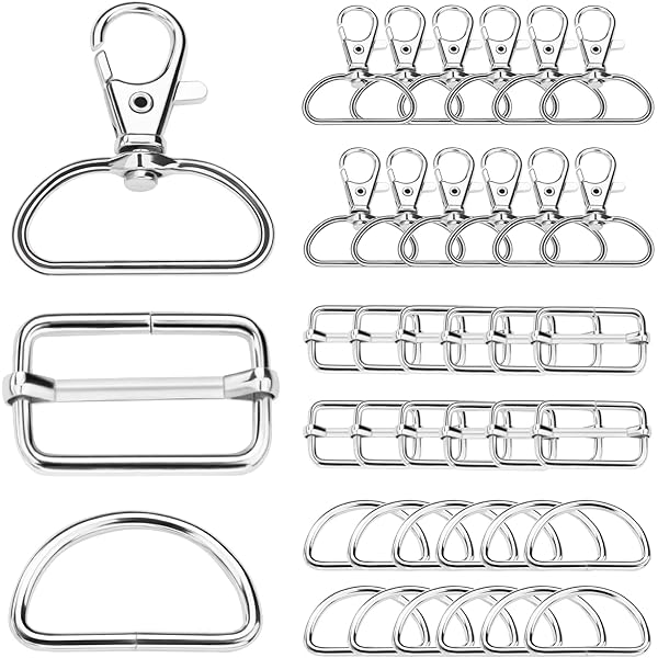 Boucle Sac AERZETIX - Lot De 16 Boucles Rectangulaires En