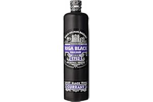 RIGA BLACK BALSAM BALZAMS Riga Black Balsam Blackcurrant - Flavoured Herbal Bitter / Herbal Liqueur - 30% Vol. 70cl (700ml/0.7 Litre)