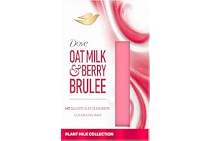 Dove Oat Milk & Berry Brulee Beauty Bar whole body bar enriched with plant milk for soft and smooth skin 141 g