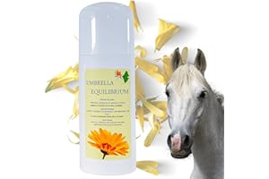 L.O. EQUILIBRIUM Umbrella Equilibrium -2 in 1 Protezione solare UV e dopo sole naturale per cavallo, base di calendula, carote, germogli di grano, lavanda, e filtri UV minerali