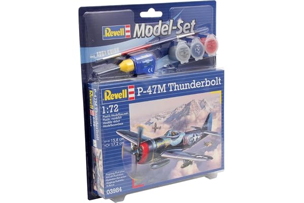 Revell - 63984 - Maquette - 2-Roues - Model Set P-47m Thunderbolt