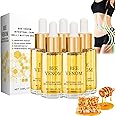 Bee Venom Drops, Bee Venom Intestinal Detox Belly Button Drops, Bee Venom Belly Button Drops, Bee Venom Oil, Bee Venom Lymphatic Drainage Drops, Cvreoz Bee Venom Slimming Oil (5PCS)