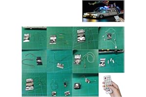 Hosdiy Telecomando Suoni Luci Light Kit per (Ghostbusters Ecto-1) Modello - Luci LED Kit per Lego 10274 (Solo Luci, Senza Modello)
