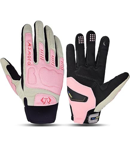 Furygan Jet Lady All Seasons D3O EVO Motorradhandschuhe Für Damen - 100% Leder, Wasserdicht, Atmungsaktiv & Touchscreen-tauglich