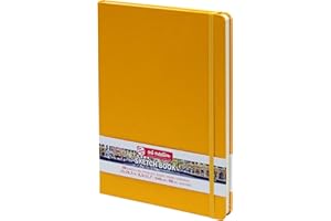 Talens Art Creation Sketchbook 80 Sheets, 21 cm x 29.7 cm, Golden Yellow