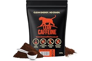 Lean Caffeine Nicaragua Ground Coffee | Super Clean Mycotoxin Free Bulletproof Coffee | Dark Roasted, Low Acid Keto Coffee - 227g