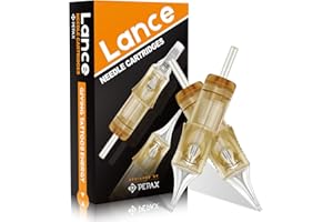 TONBAO Cartridge Needles – Pack of 20 Professional 0803RLL Cartridge Needles Disposable Standard Round Liner