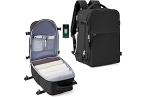 SZLX Ryanair Cabin Bags 40x20x25 Underseat Rucksack for plane Hand Luggage Bag Easyjet Cabin Bag 45x36x20 underseat Carry On Backpack Laptop Bag Women Travel Backpack Cabin Size with Shoe Compartment